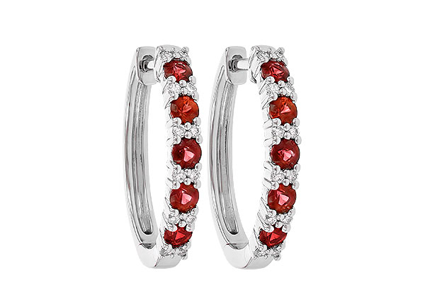 L199-59075: EARR .90 RUBY 1.08 TGW