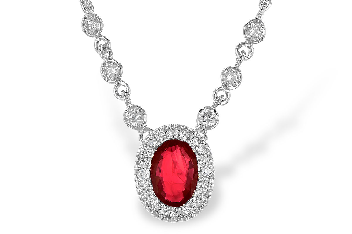 L199-61739: NECK .70 RUBY .94 TGW (17")