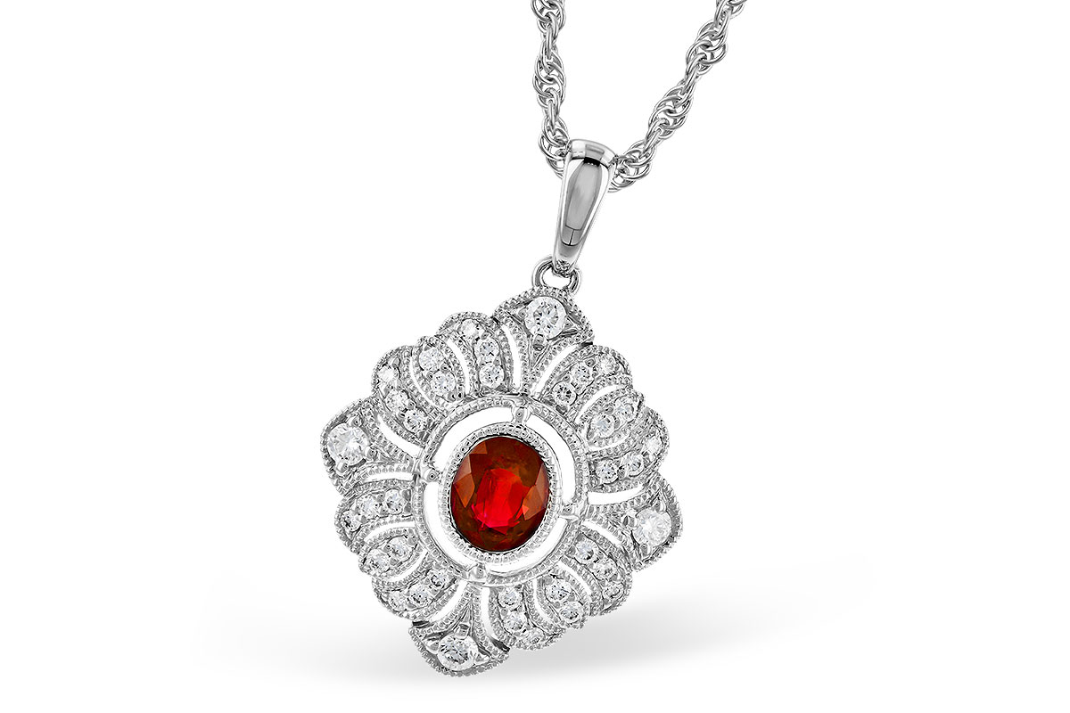 L282-29993: NECK .45 RUBY .70 TGW (5x4MM RUBY)