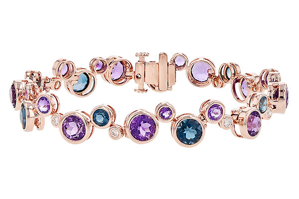 L282-34475: BRACELET 13.90 SEMI-PREC 14.20 TGW