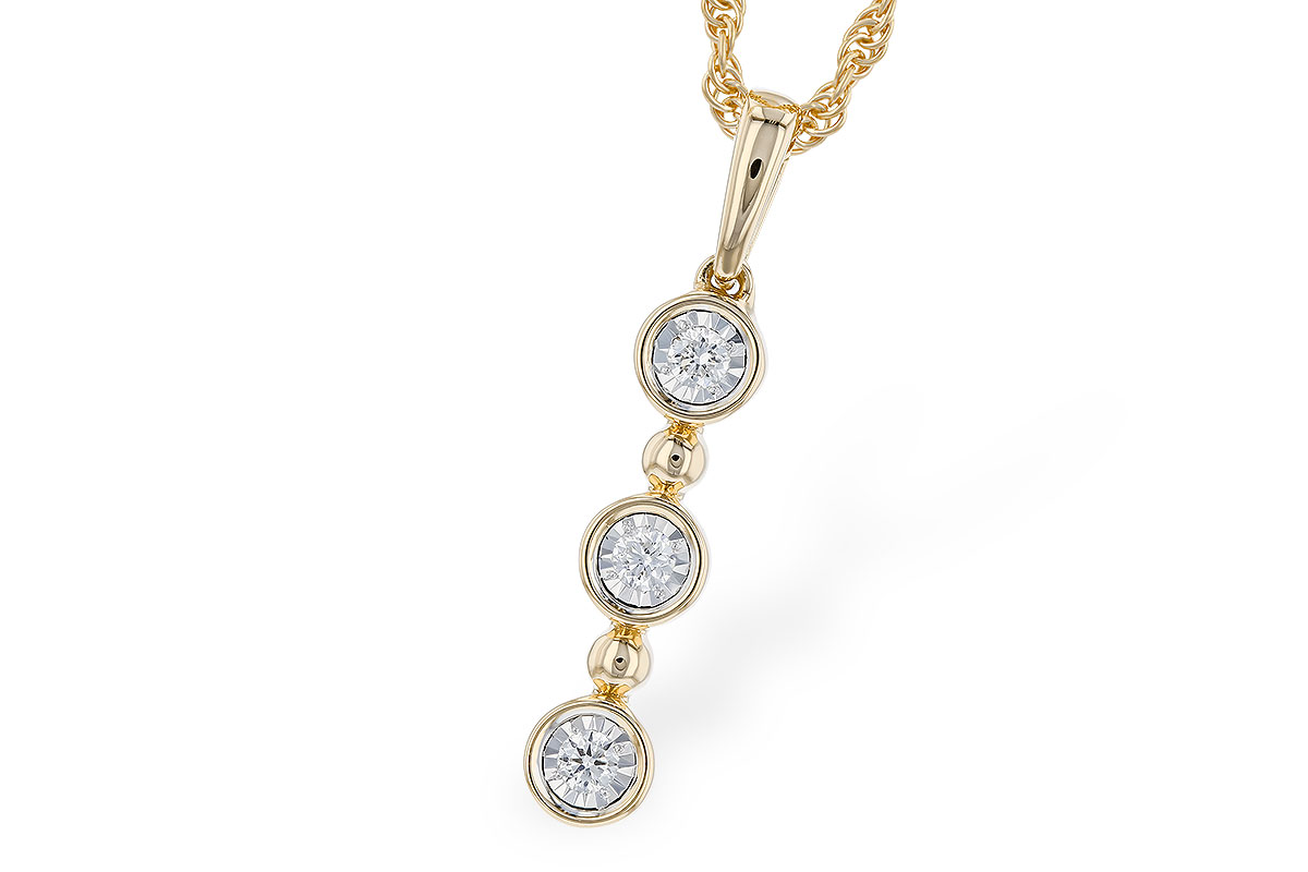 L283-21784: NECKLACE .08 TW