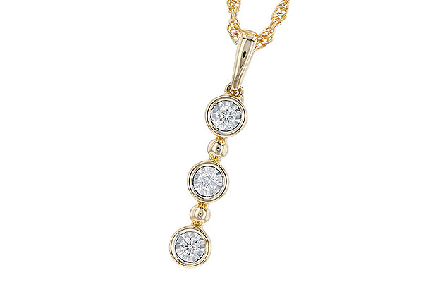 L283-21784: NECKLACE .08 TW