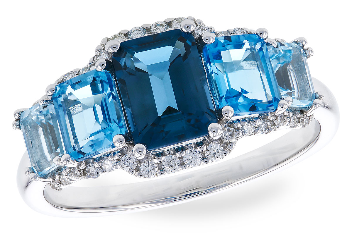 L283-21802: LDS RG 2.15 TW BLUE TOPAZ 2.30 TGW