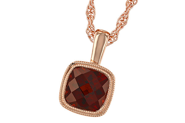 L283-24539: NECKLACE 1.22 CT GARNET