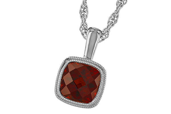 L283-24539: NECKLACE 1.22 CT GARNET