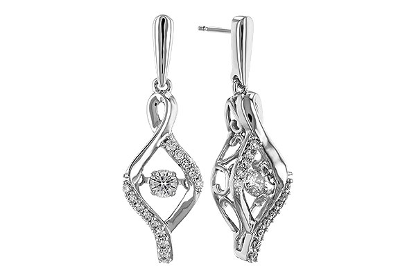 L283-25384: EARRINGS .40 TW