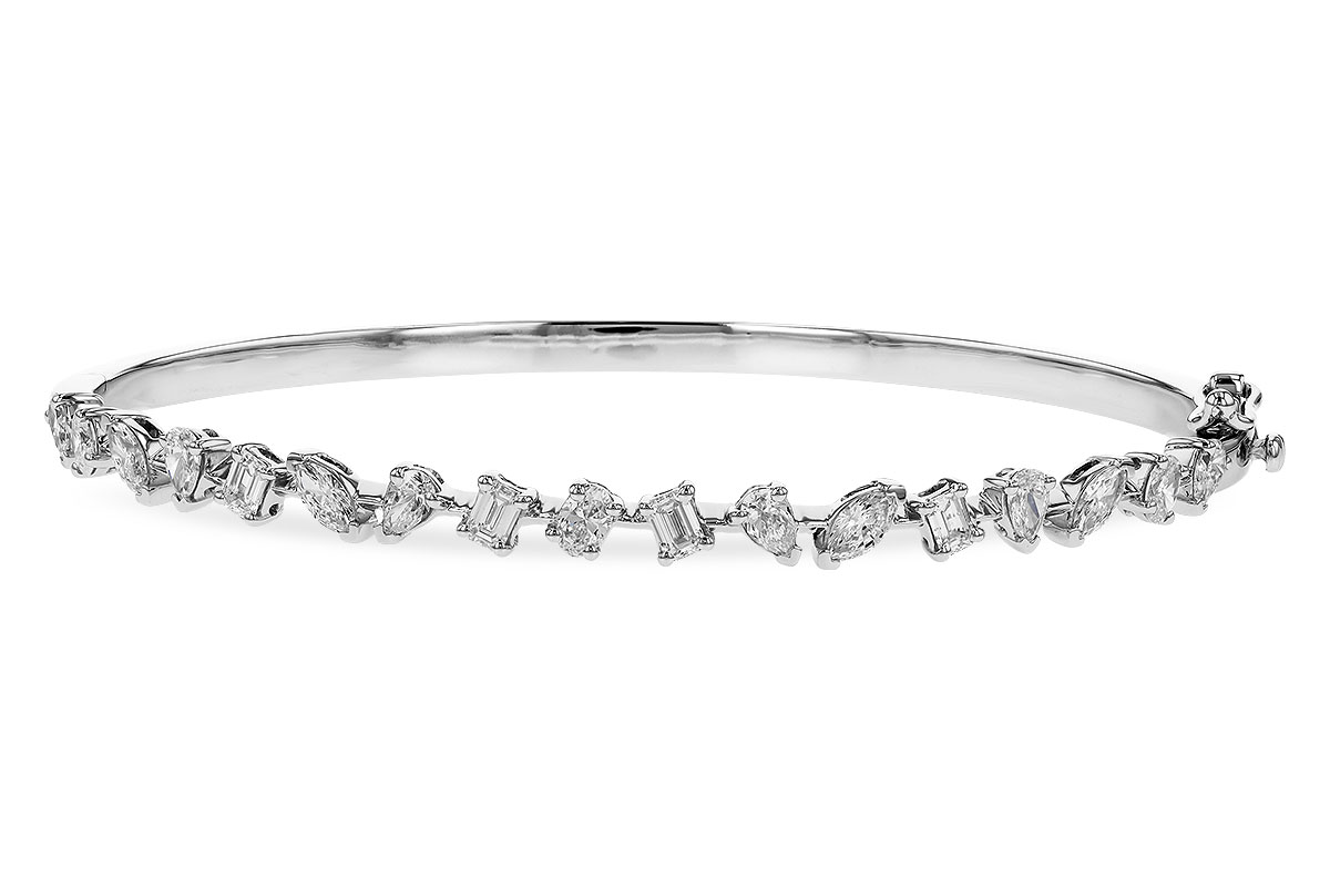 L283-26348: BANGLE 1.70 TW FANCY CUT DIAS