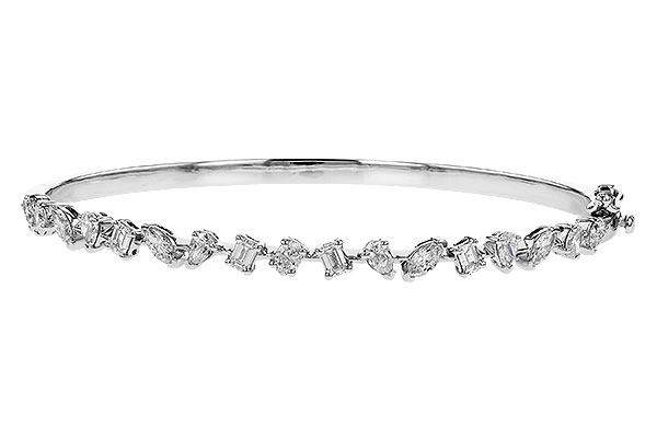 L283-26348: BANGLE 1.70 TW FANCY CUT DIAS