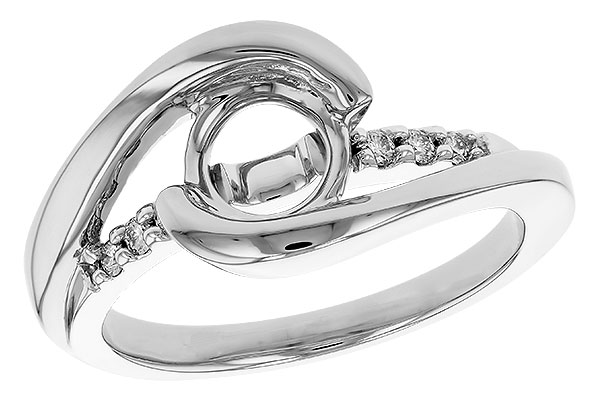 L283-27257: LDS SEMI DIA RG .09 TW (FOR 1CT BR)