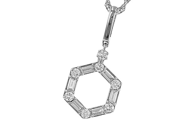 L284-09993: NECKLACE .14 BAG .35 TW