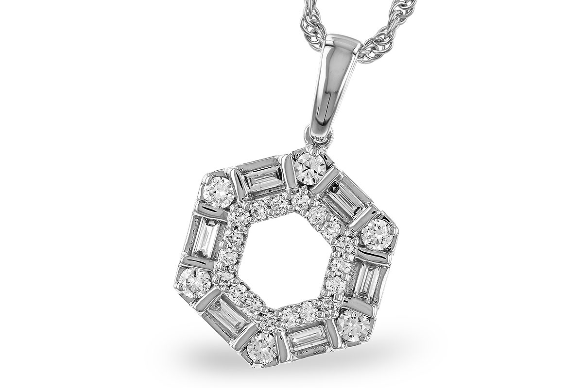 L284-10839: NECKLACE .14 TW BAG .50 TW