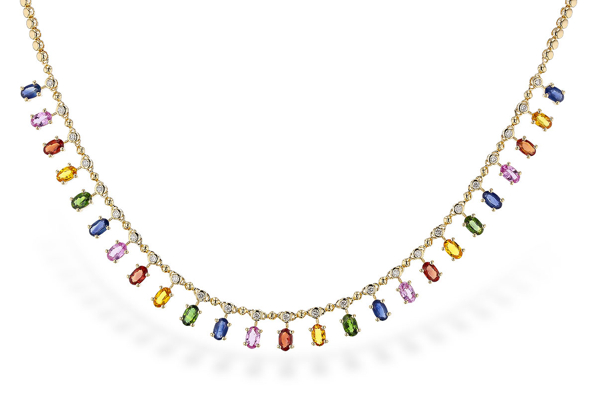 L284-13566: NECK 6.75 MULTI-COLOR SAPP 7.21 TGW (17.25")