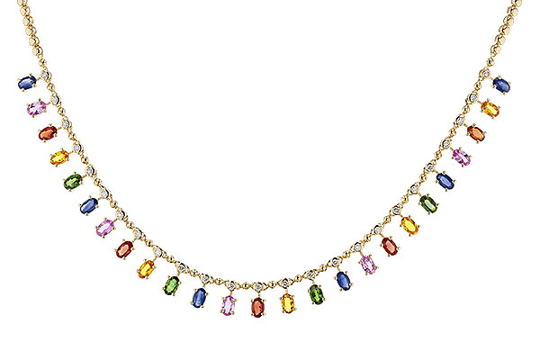 L284-13566: NECK 6.75 MULTI-COLOR SAPP 7.21 TGW (17.25")