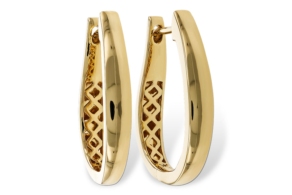 L284-15439: GOLD EARRINGS (22MM)