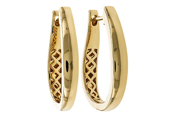 L284-15439: GOLD EARRINGS (22MM)