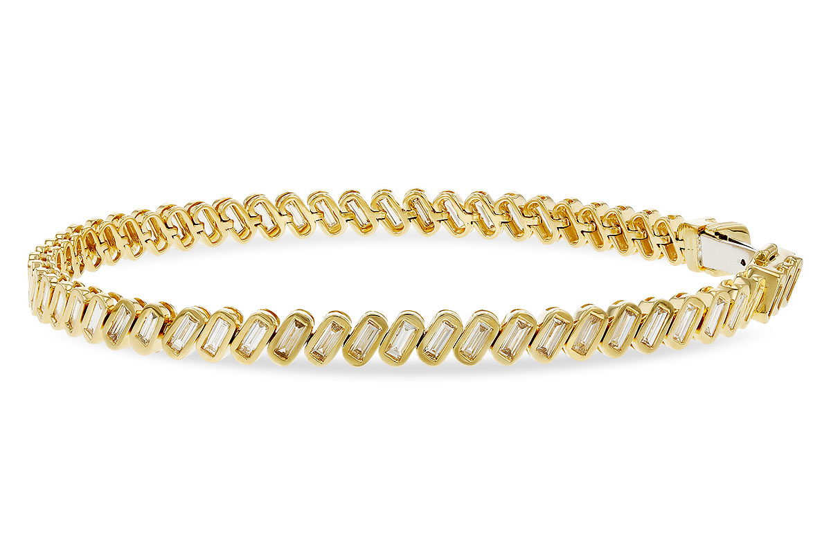 L284-16330: BRACELET 2.05 TW BAGUETTE (7")