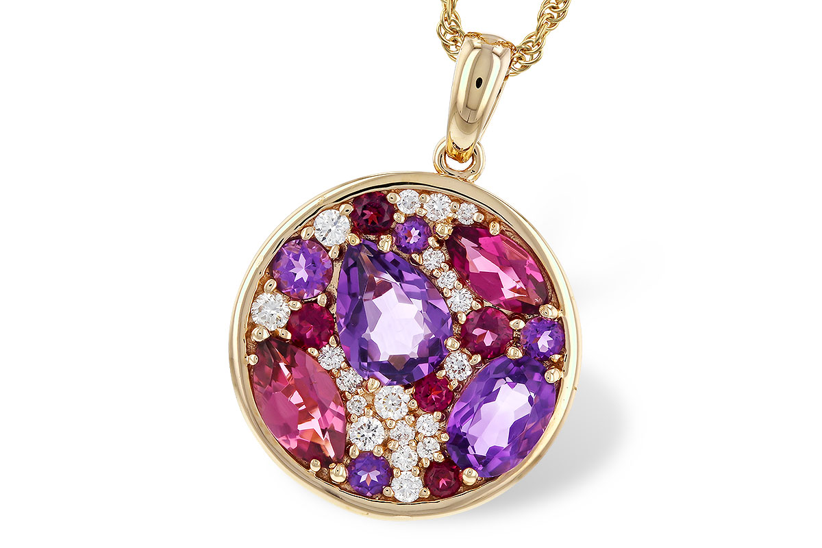 L284-16357: NECK 1.83 TW SEMI-PRECIOUS (P.TOUR, AMY) 2.00 TGW