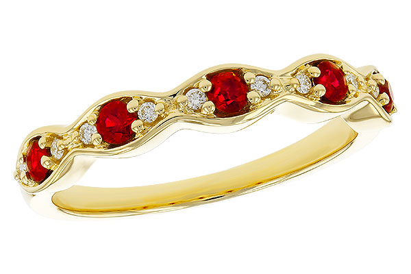 L284-18111: LDS WED RG .28 RUBY .34 TGW