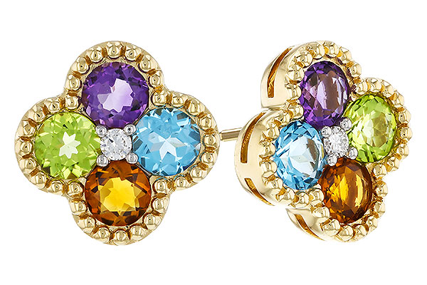 L284-18130: EARRINGS 1.88 SEMI-PREC (AMY,BT,CIT,PER) 1.93 TGW