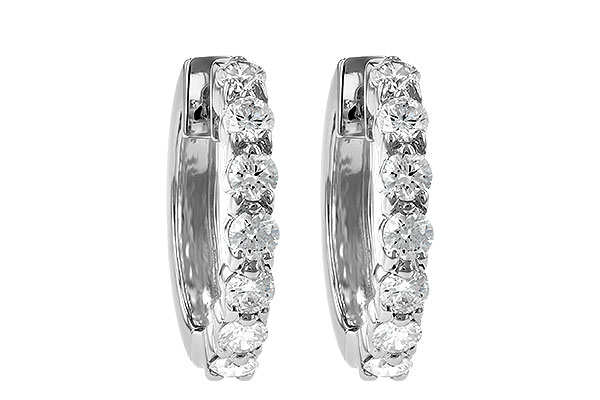M010-49011: EARRINGS 1.00 CT TW