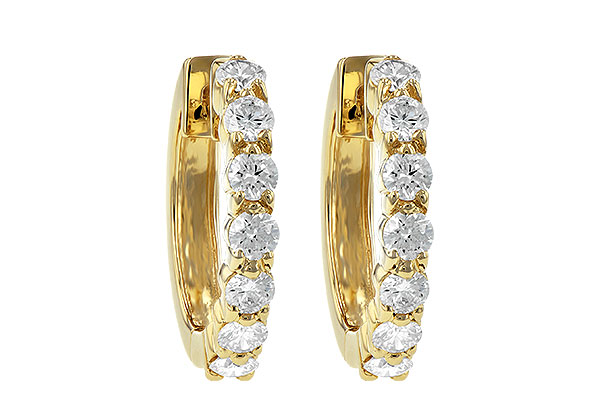 M010-49011: EARRINGS 1.00 CT TW