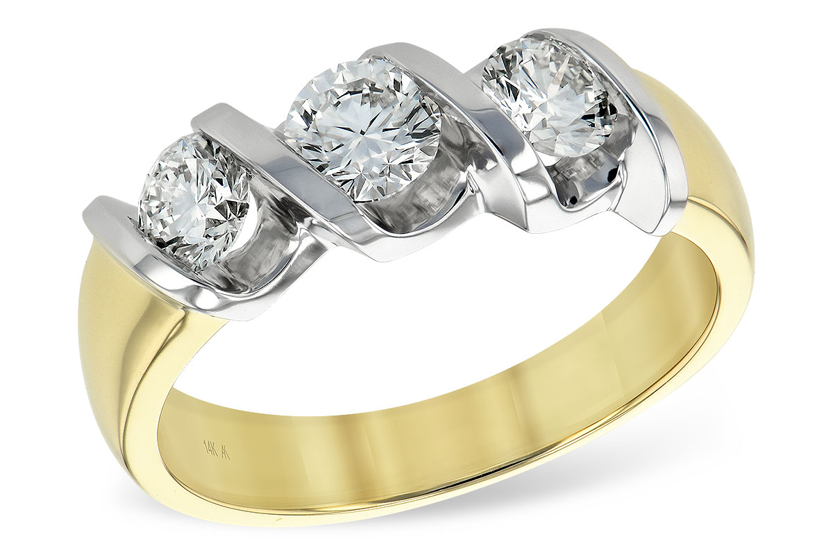 M102-34457: LDS WED RG .40 BR 1.00 TW