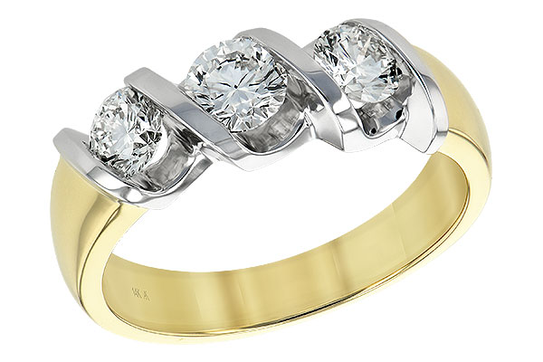 M102-34457: LDS WED RG .40 BR 1.00 TW