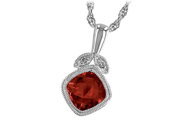M193-26320: NECK 1.09 GARNET 1.10 TGW