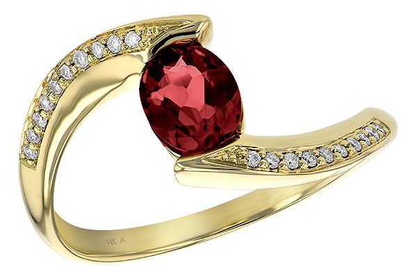 M199-56320: LDS RG .75 GARNET .82 TGW
