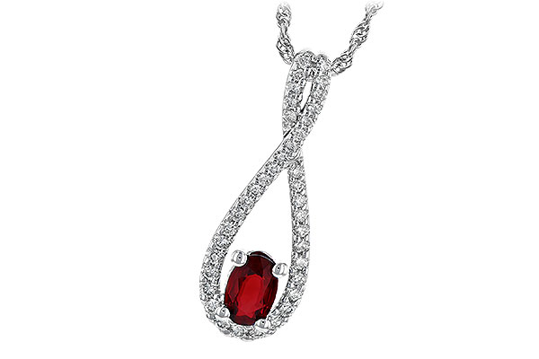 M199-57211: NECK .50 RUBY .74 TGW