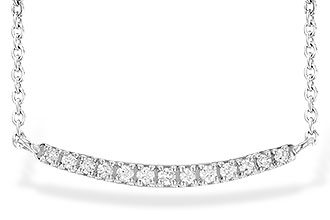 M199-60857: NECKLACE .10 TW (13 STONES)