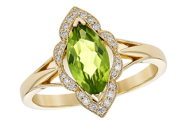 M199-60884: LDS RG .94 PERIDOT 1.05 TGW