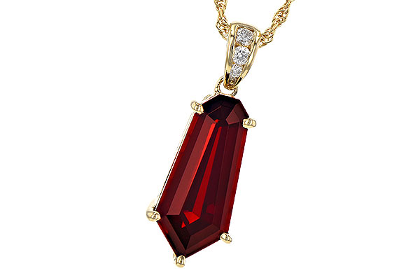 M199-62639: NECK 3.44 GARNET 3.50 TGW
