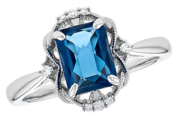 M282-30848: LDS RG 1.70 LONDON BLUE TOPAZ 1.76 TGW