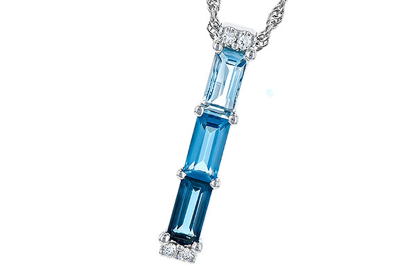 M282-30866: NECK 1.26 BLUE TOPAZ 1.30 TGW