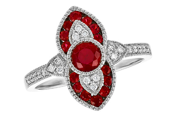 M282-30893: LDS RG .63 TW RUBY .75 TGW