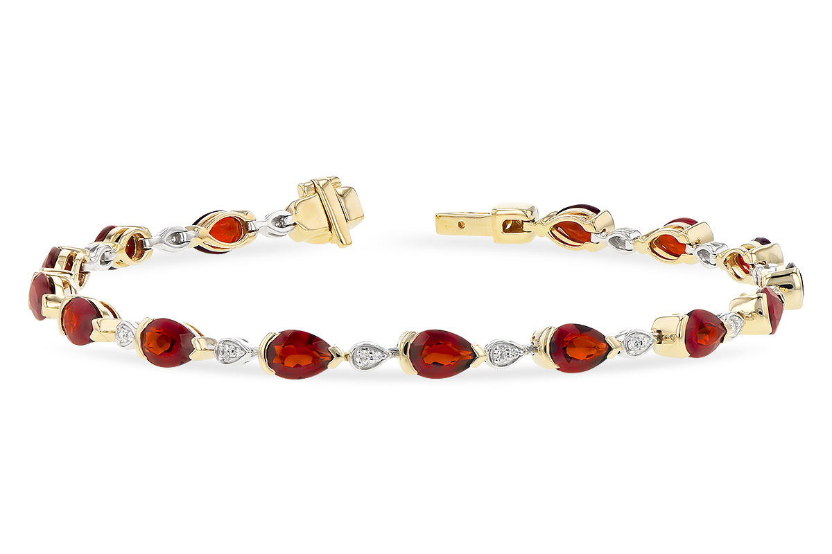 M282-31748: BRACELET 6.44 GARNET 6.60 TGW