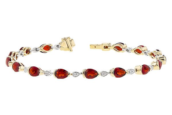 M282-31748: BRACELET 6.44 GARNET 6.60 TGW