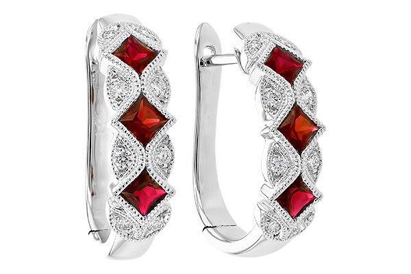 M282-33602: EARR .75 RUBY .87 TGW