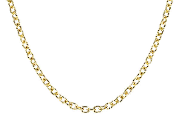 M283-25393: CABLE CHAIN (24IN, 1.3MM, 14KT, LOBSTER CLASP)