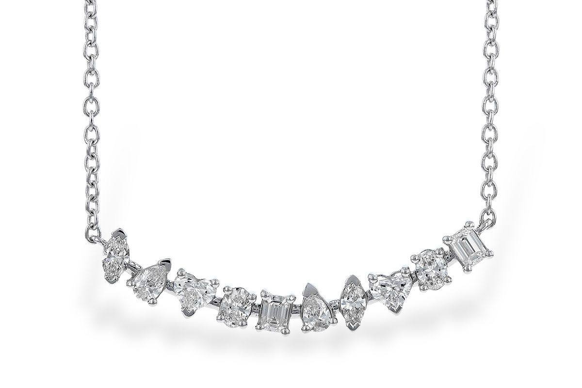 M283-25411: NECKLACE .70 TW FANCY CUT DIAS (18")