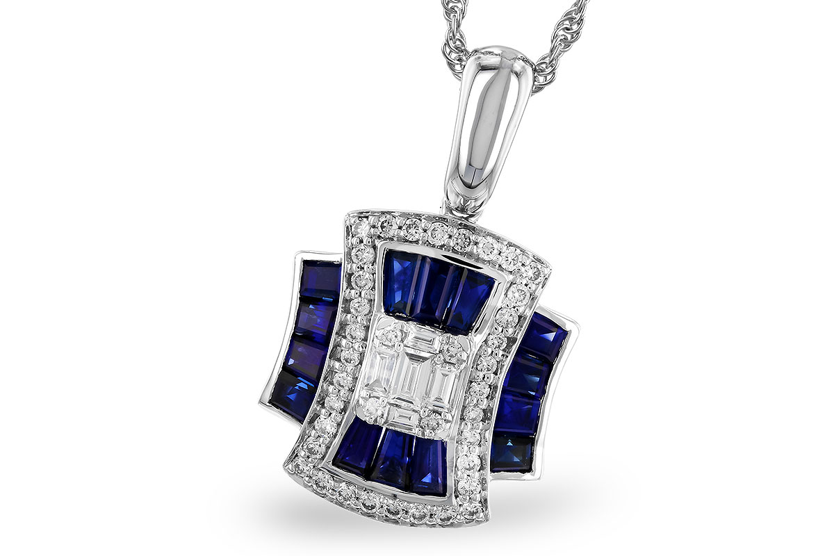 M283-26284: NECK .85 TW SAPPHIRE 1.10 TGW