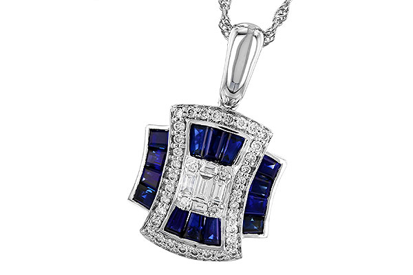 M283-26284: NECK .85 TW SAPPHIRE 1.10 TGW