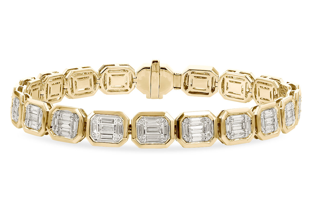 M283-26357: BRACELET 2.50 BAG 2.80 TW (7")