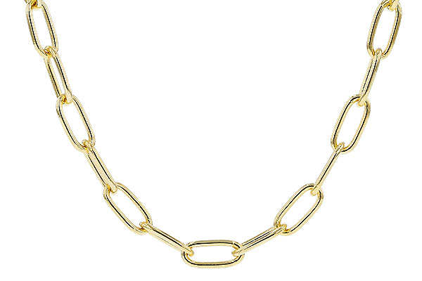 M284-09911: PAPERCLIP SM (7IN, 2.40MM, 14KT, LOBSTER CLASP)