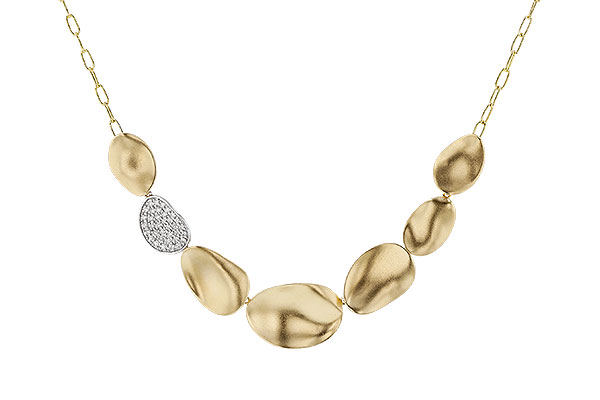 M284-10893: NECKLACE .38 TW (18")