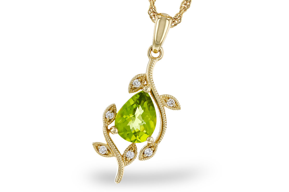 M284-12675: NECKLACE 1.16 PERIDOT 1.21 TGW (8x6MM PER)