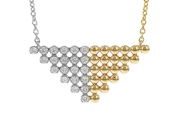 M284-15448: NECKLACE .37 TW (18")