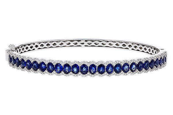 M284-17193: BANGLE 5.09 TW SAPPHIRE 5.65 TGW