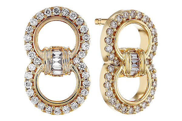 M285-00820: EARRINGS .05 TW BAGS .28 TW